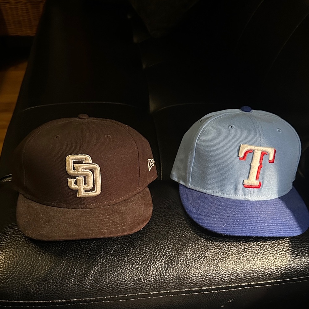 New era baseball fitted caps 7 1/4